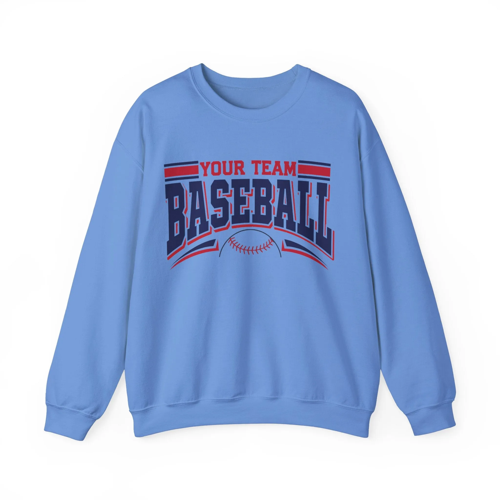 Custom Baseball Sweatshirt, Personalized Baseball Sweatshirt, Baseball Team Name Sweater, Game Day Crewneck, Baseball Mom Sweatshirt