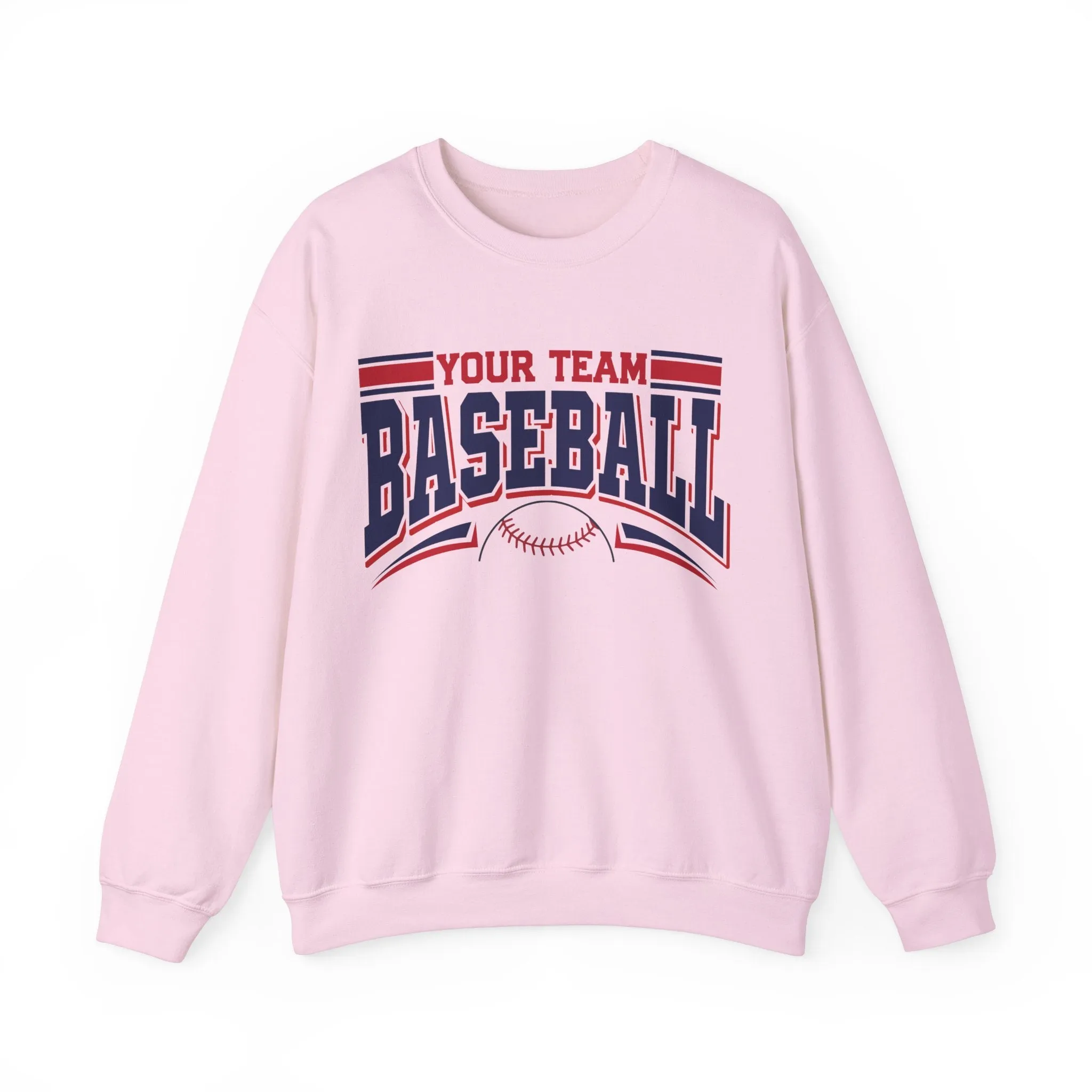 Custom Baseball Sweatshirt, Personalized Baseball Sweatshirt, Baseball Team Name Sweater, Game Day Crewneck, Baseball Mom Sweatshirt