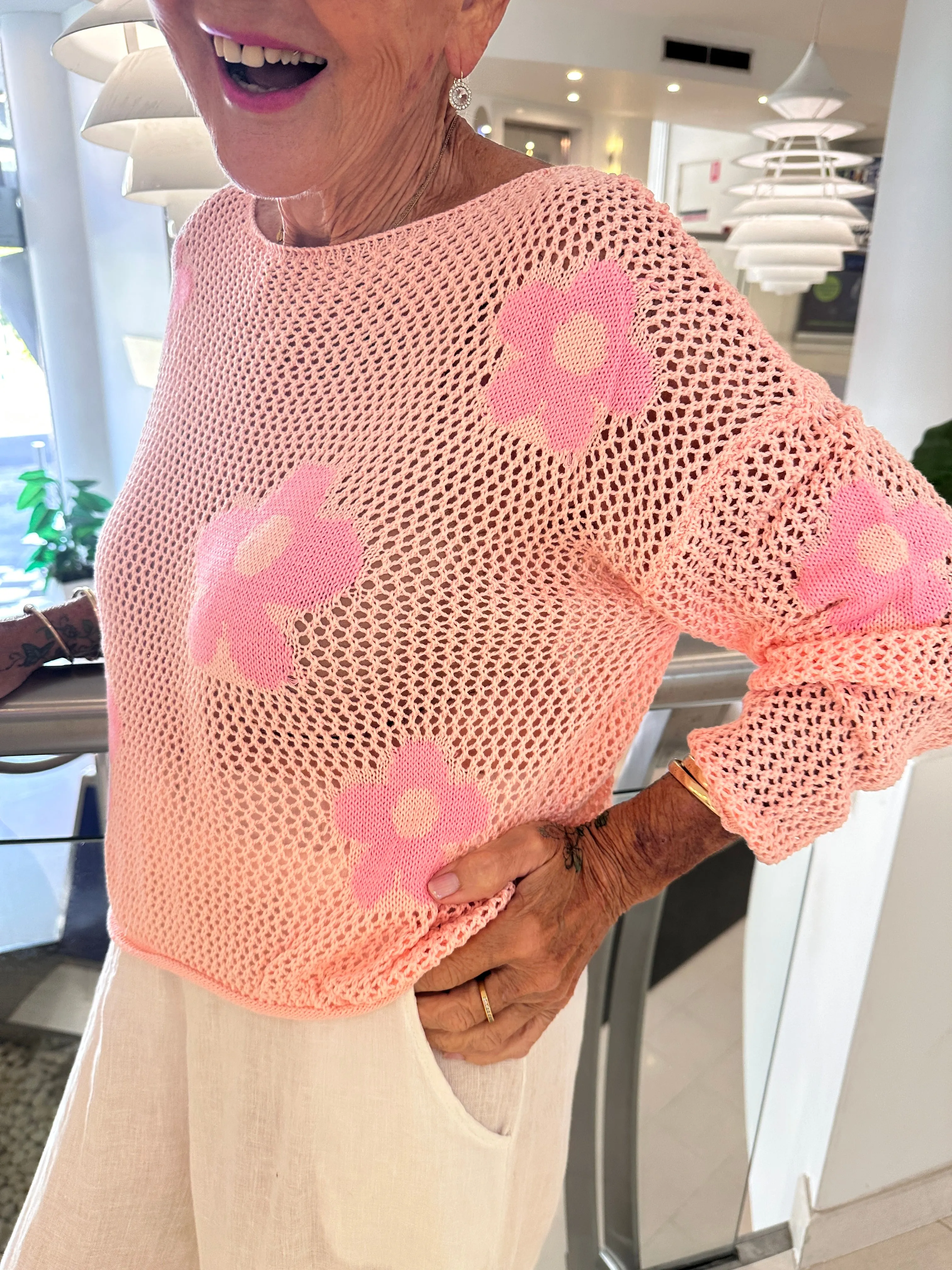 Daisy Knit Tops