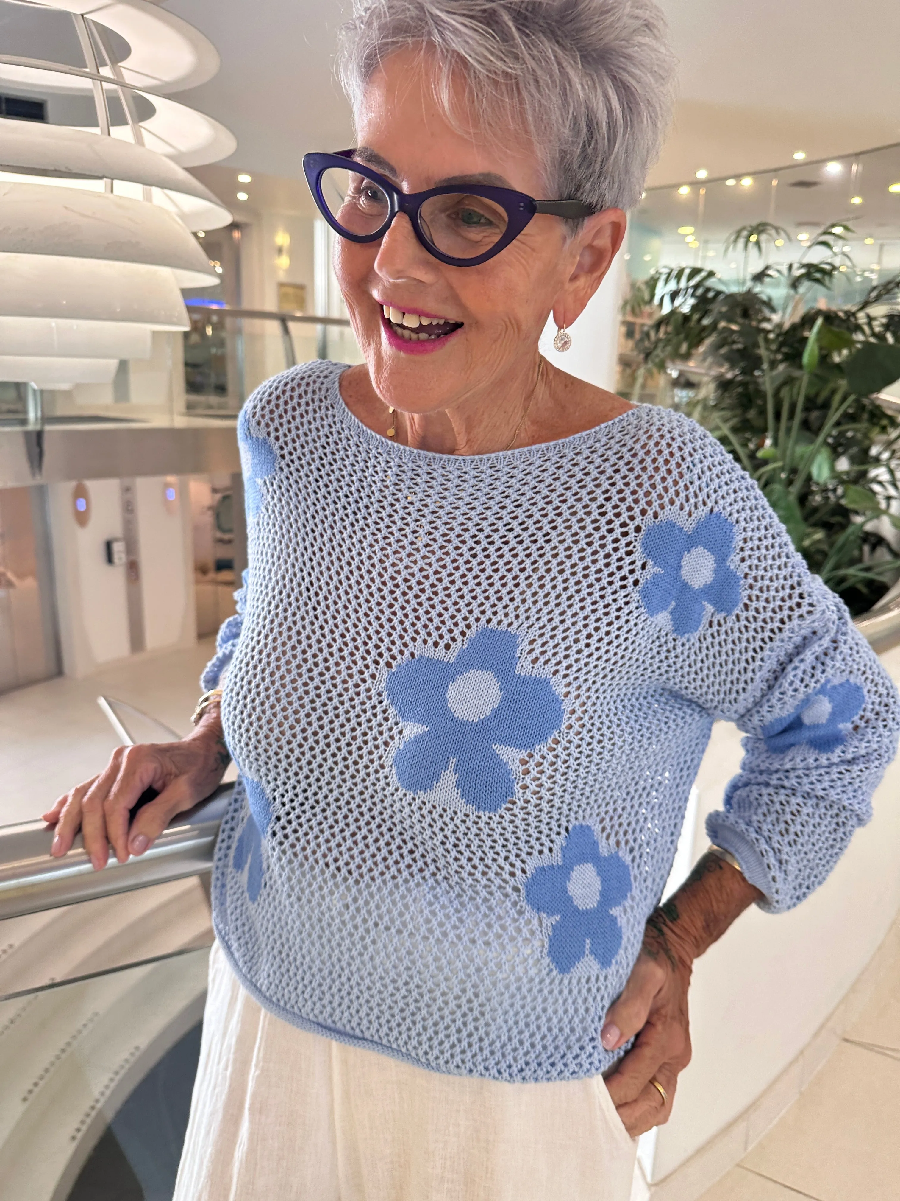 Daisy Knit Tops