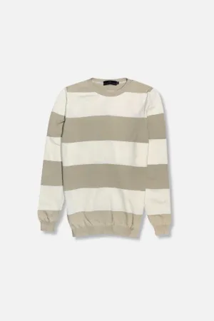 Delander Striped Crewneck Sweater