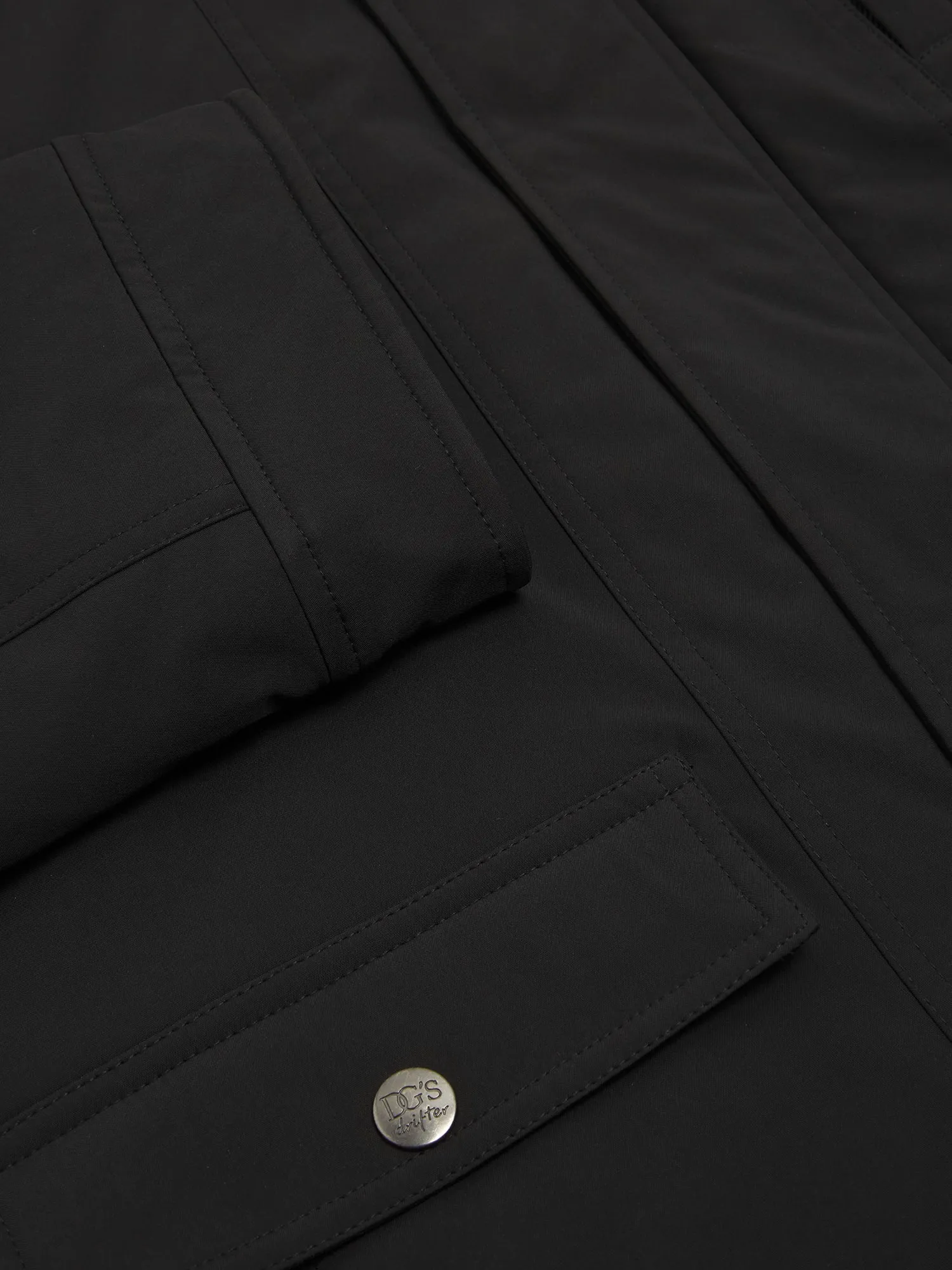 DG's Drifter Mens Evans Casual Shower Proof Jacket 80352/00 Black