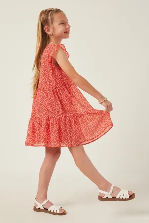 Ditsy Floral Ruffle Tank Dress