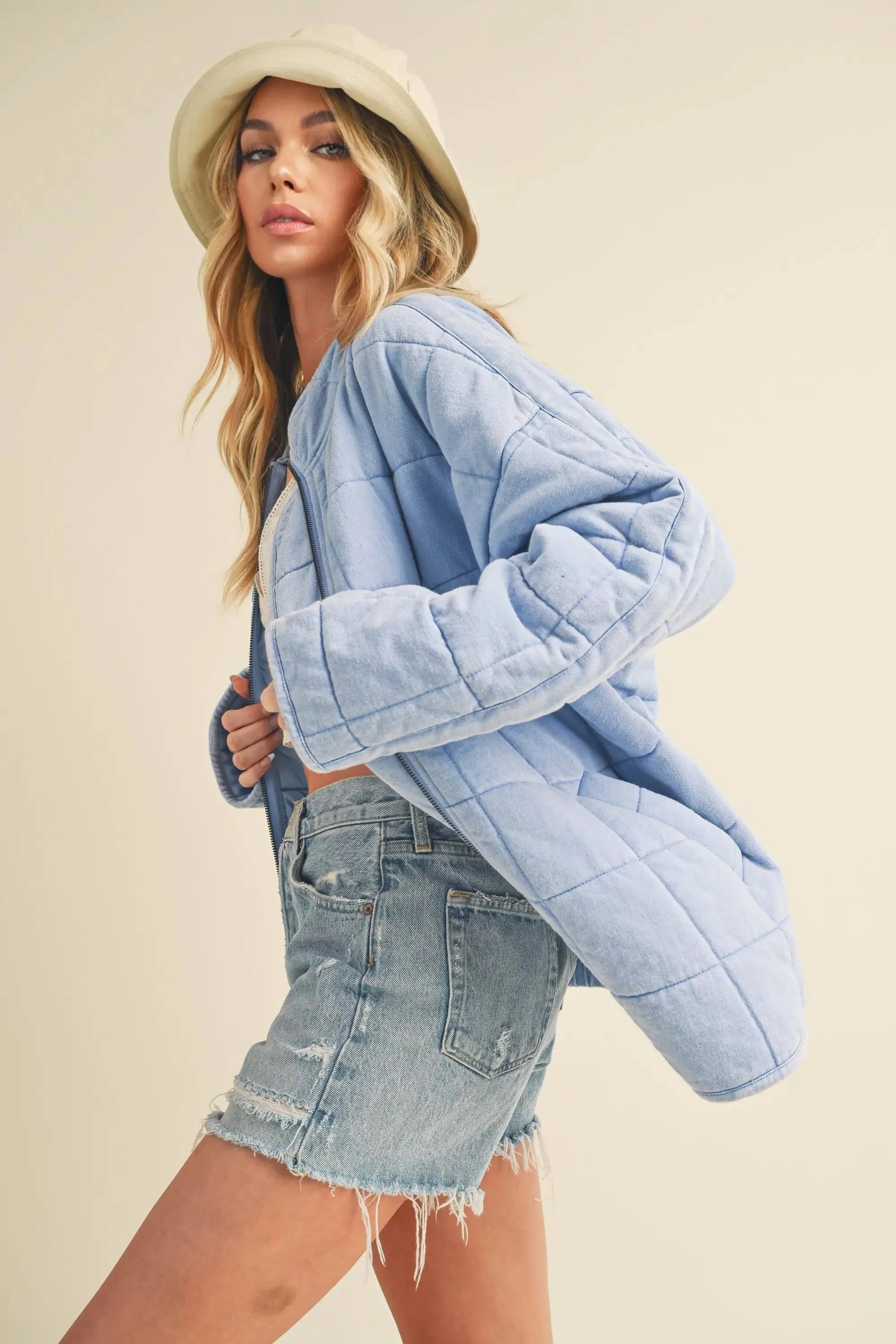 Dixie- Quilted Washed Jacket