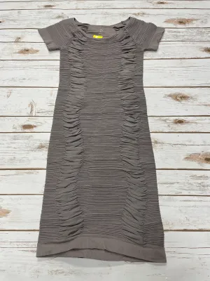 Dress Casual Midi By Cme In Taupe, Size: S