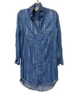 Dress Casual Short By Cloth & Stone In Blue Denim, Size: S
