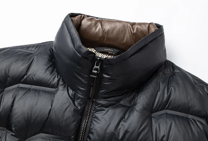 Easy-to-Clean Water-Resistant Zip Up Down Vest