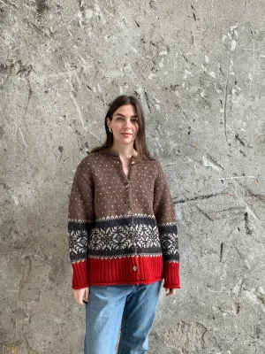 Eddie Bauer winter cardigan sweater