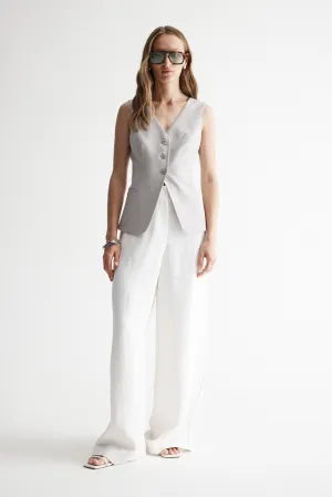 Elka Collective - Elowen Vest in Silver