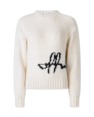 Embedded Logo Sweater