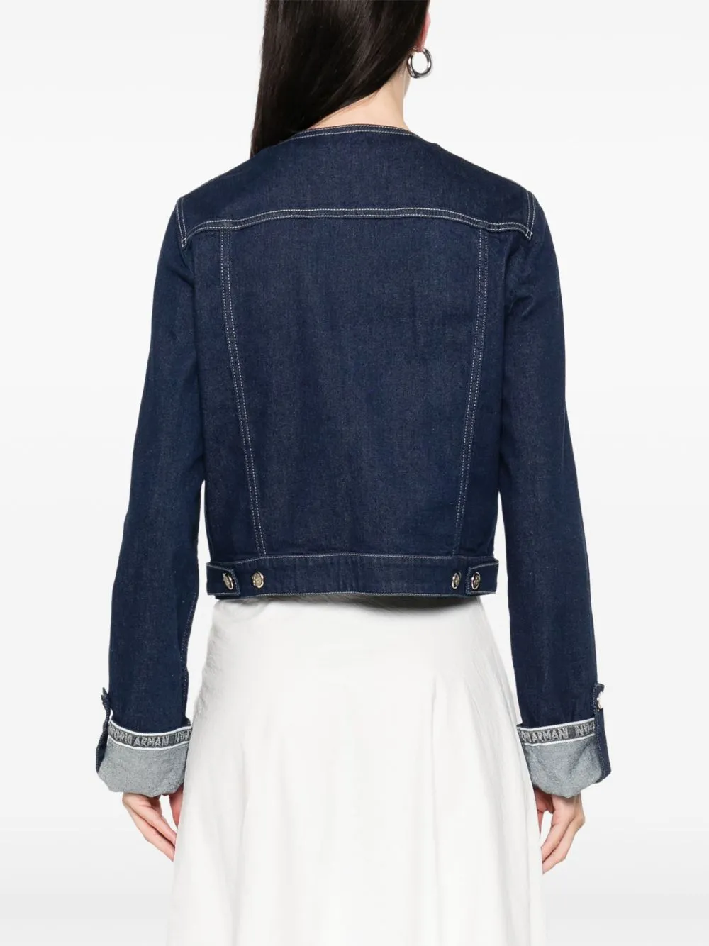 Emporio Armani Coats Blue