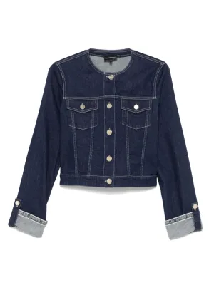 Emporio Armani Coats Blue