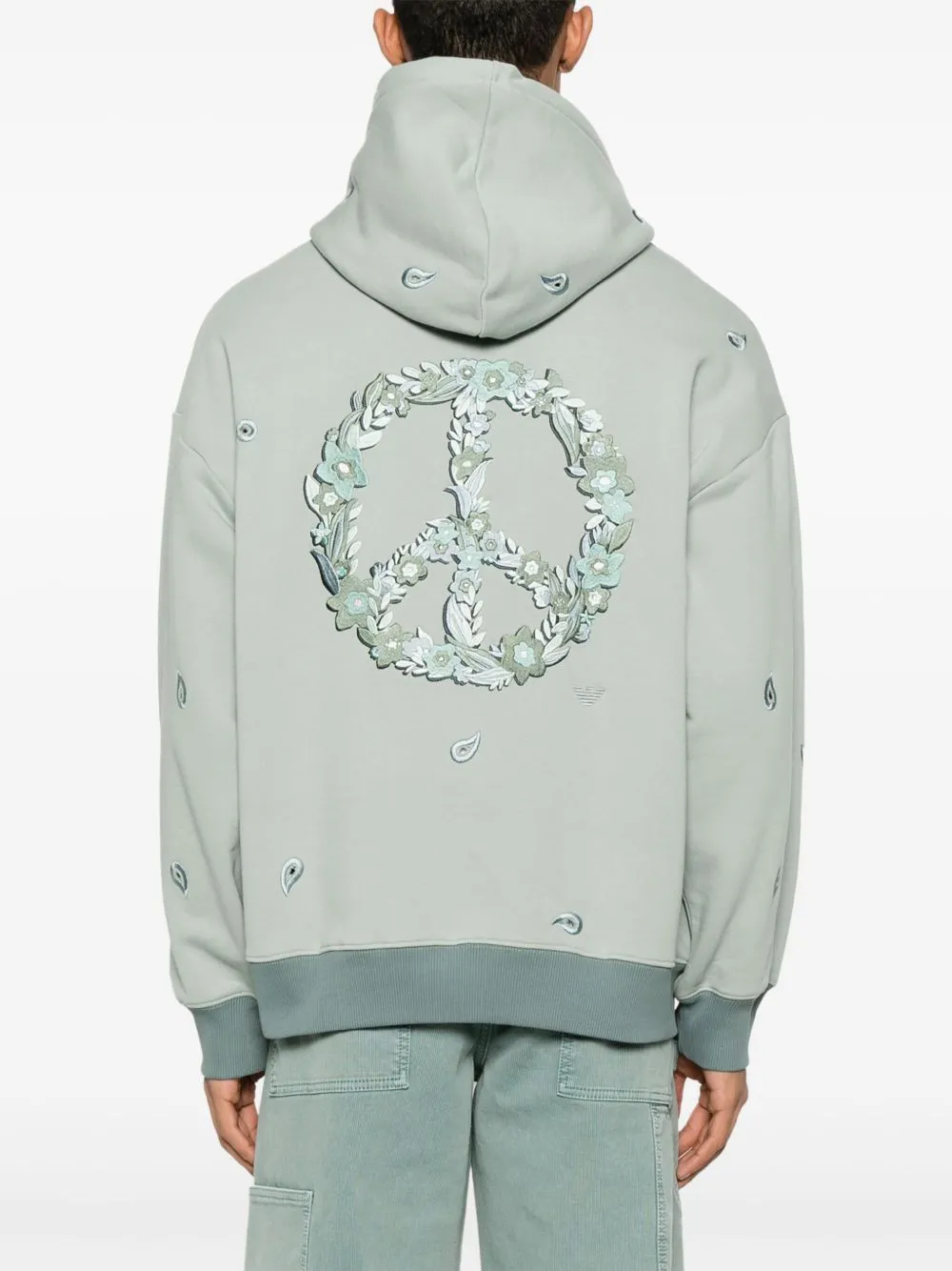 Emporio Armani Logo Organic Cotton Hoodie