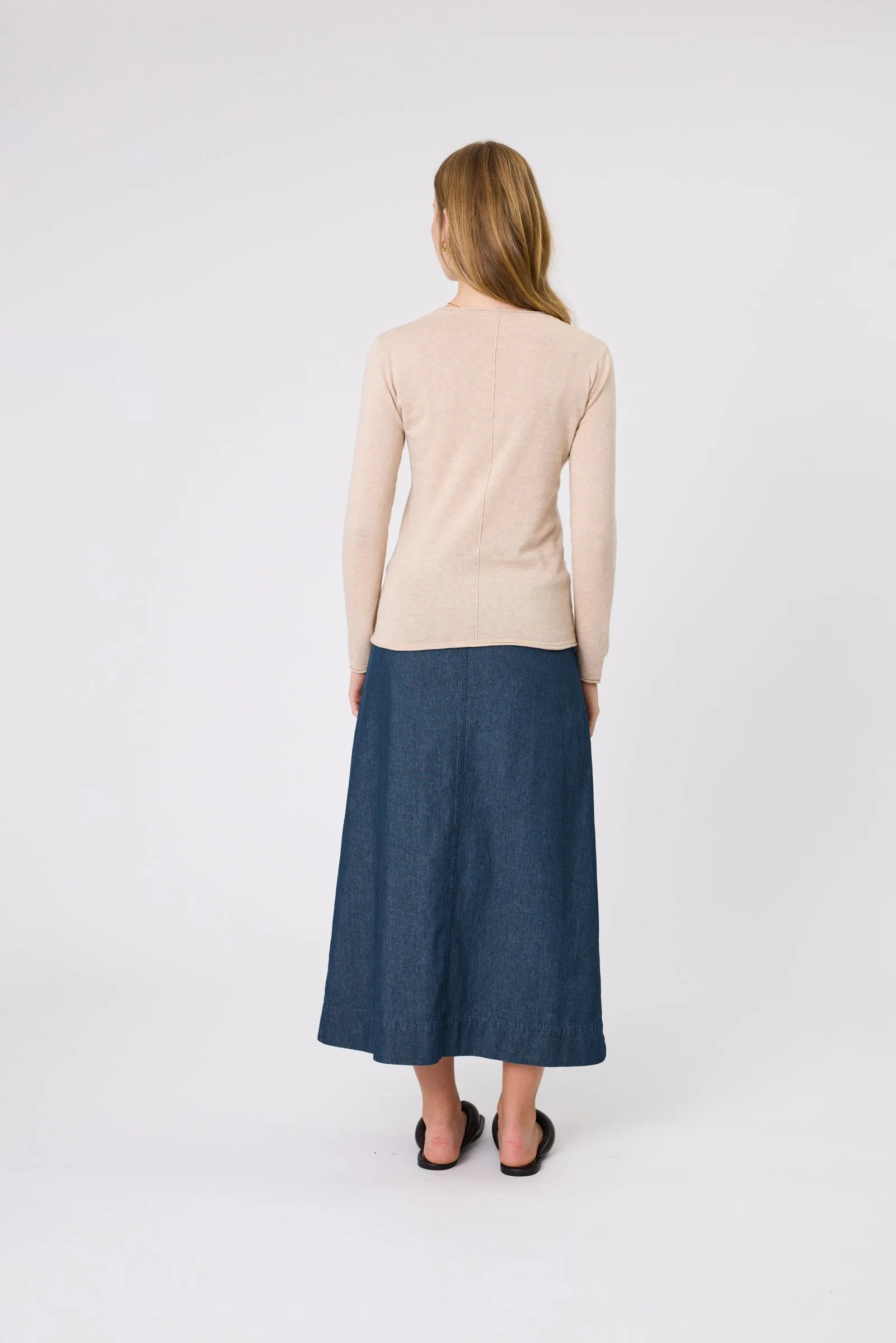 Encore Knit Crew - Wheat