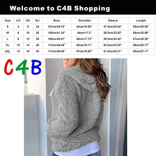 Fashion Explosion Fleece Sweater Long Sleeve Jacket