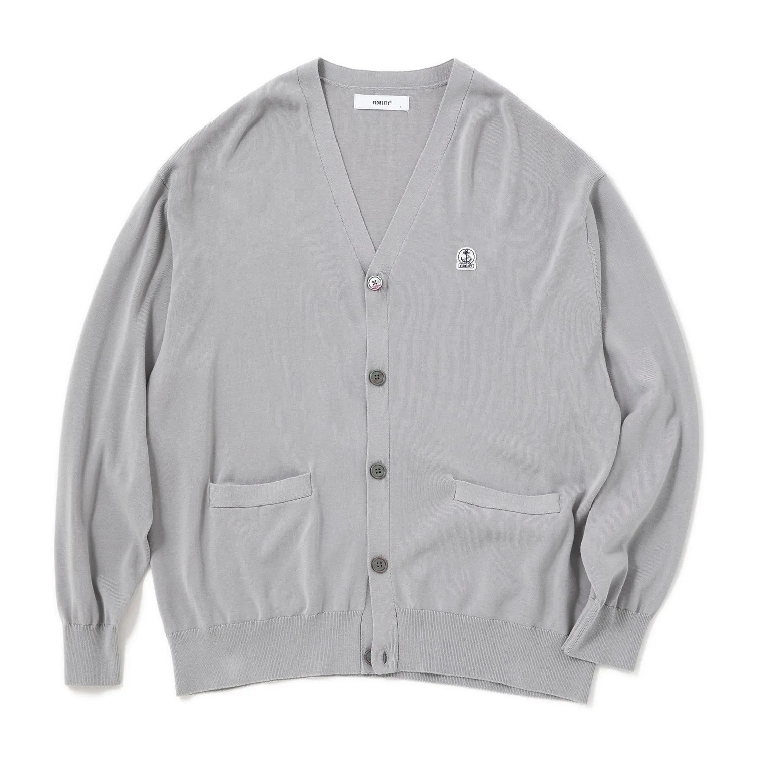 FIDELITY | フィデリティ　SILK MIXED KNIT V CARDIGAN