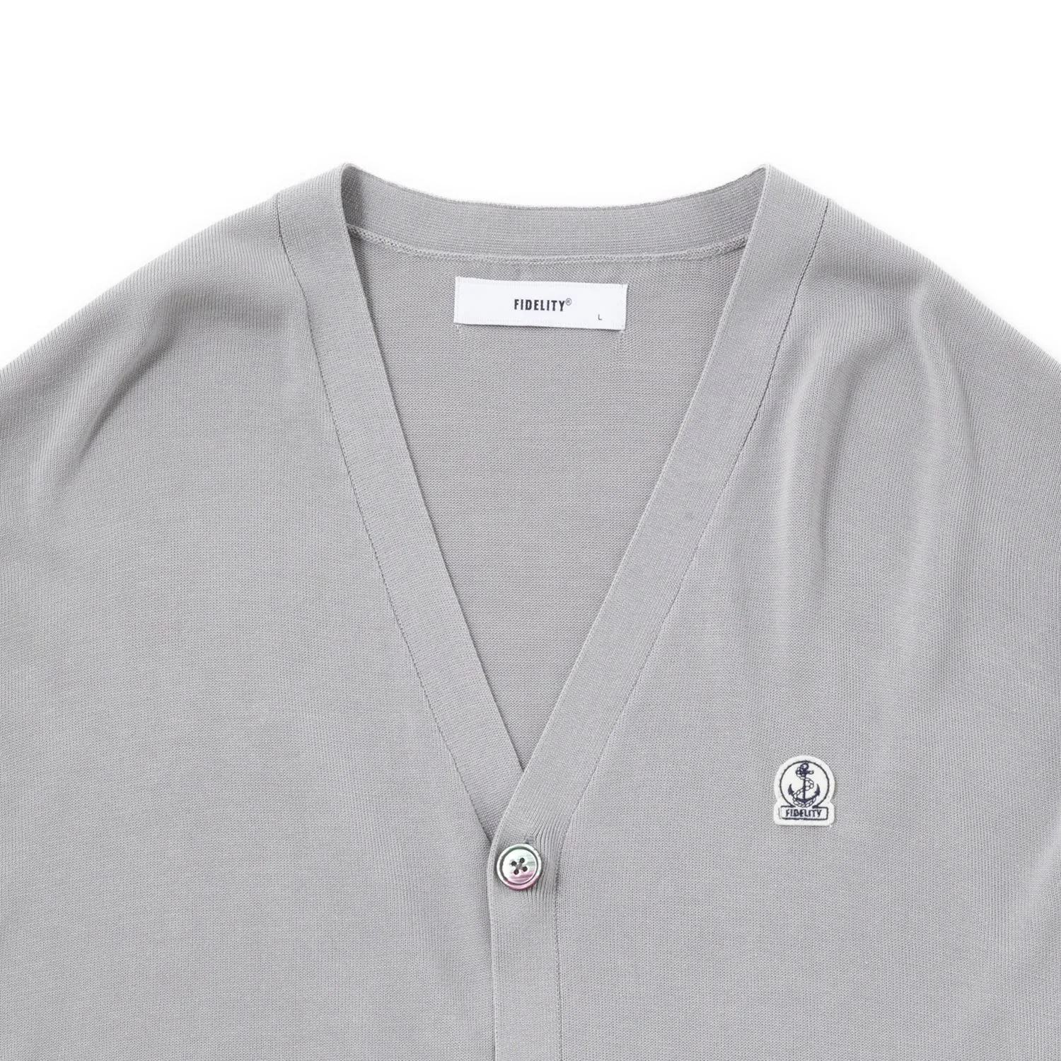 FIDELITY | フィデリティ　SILK MIXED KNIT V CARDIGAN