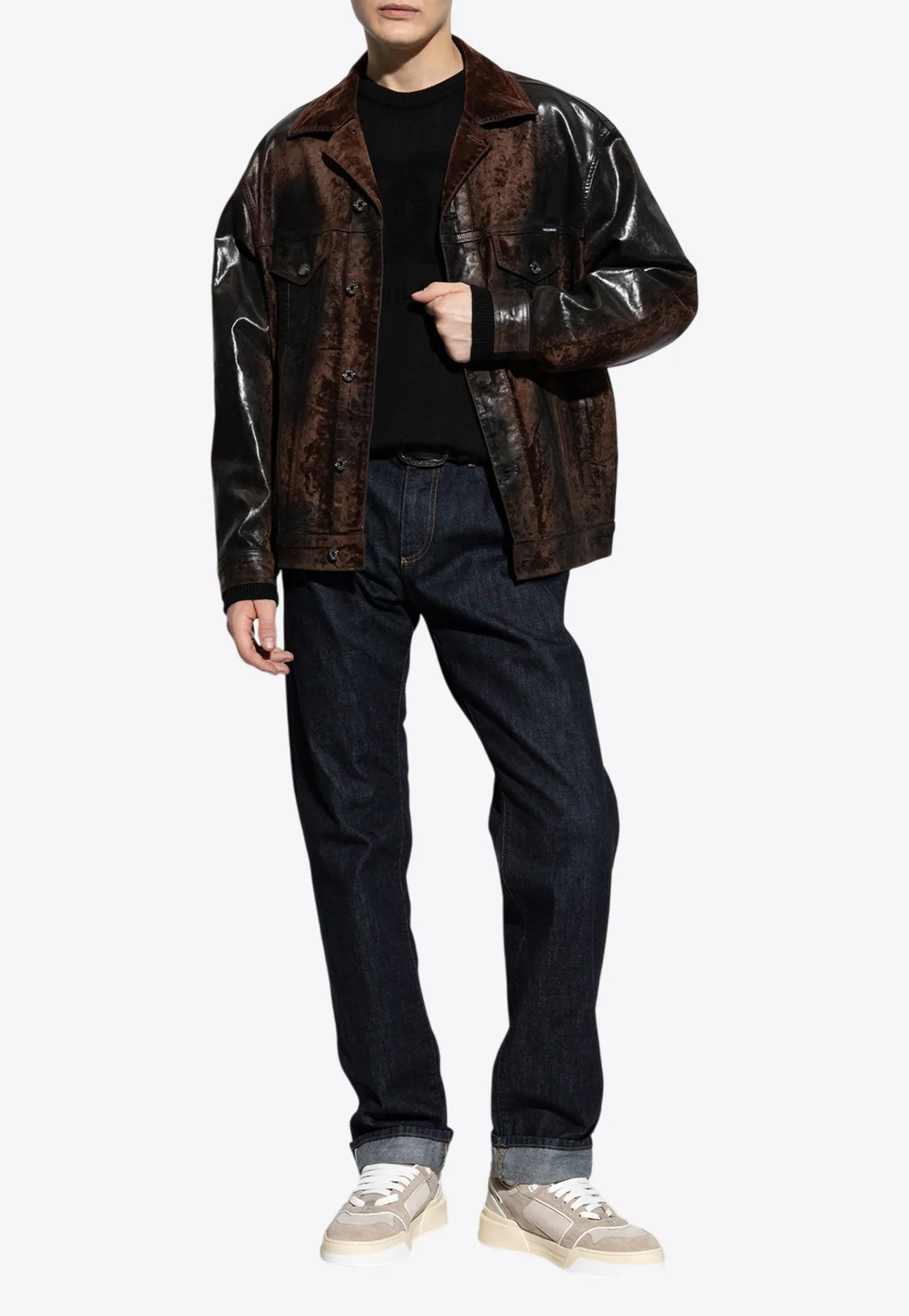 Fleece DG Logo Wool Sweater