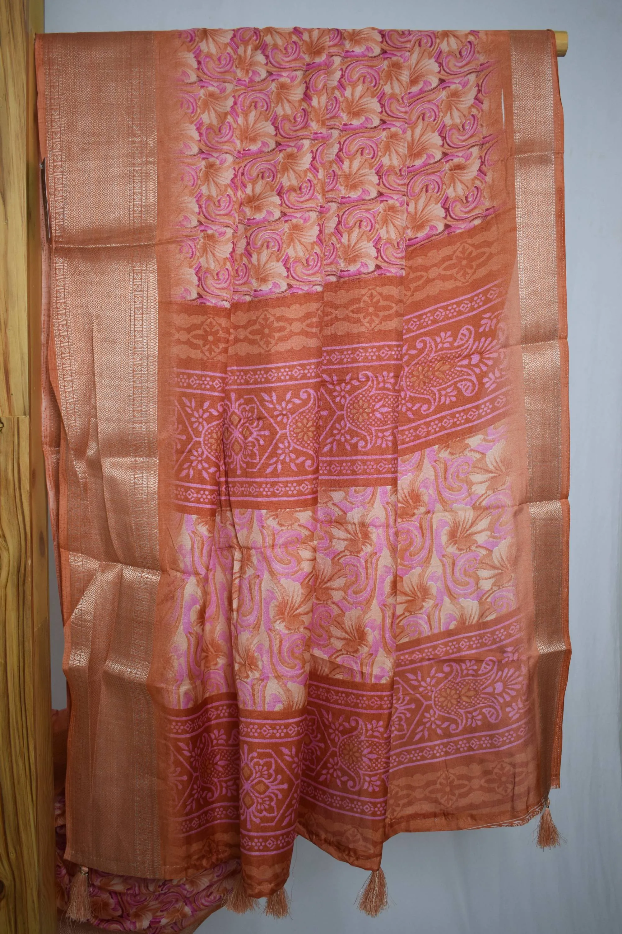 Floral Cotton Silk Saree