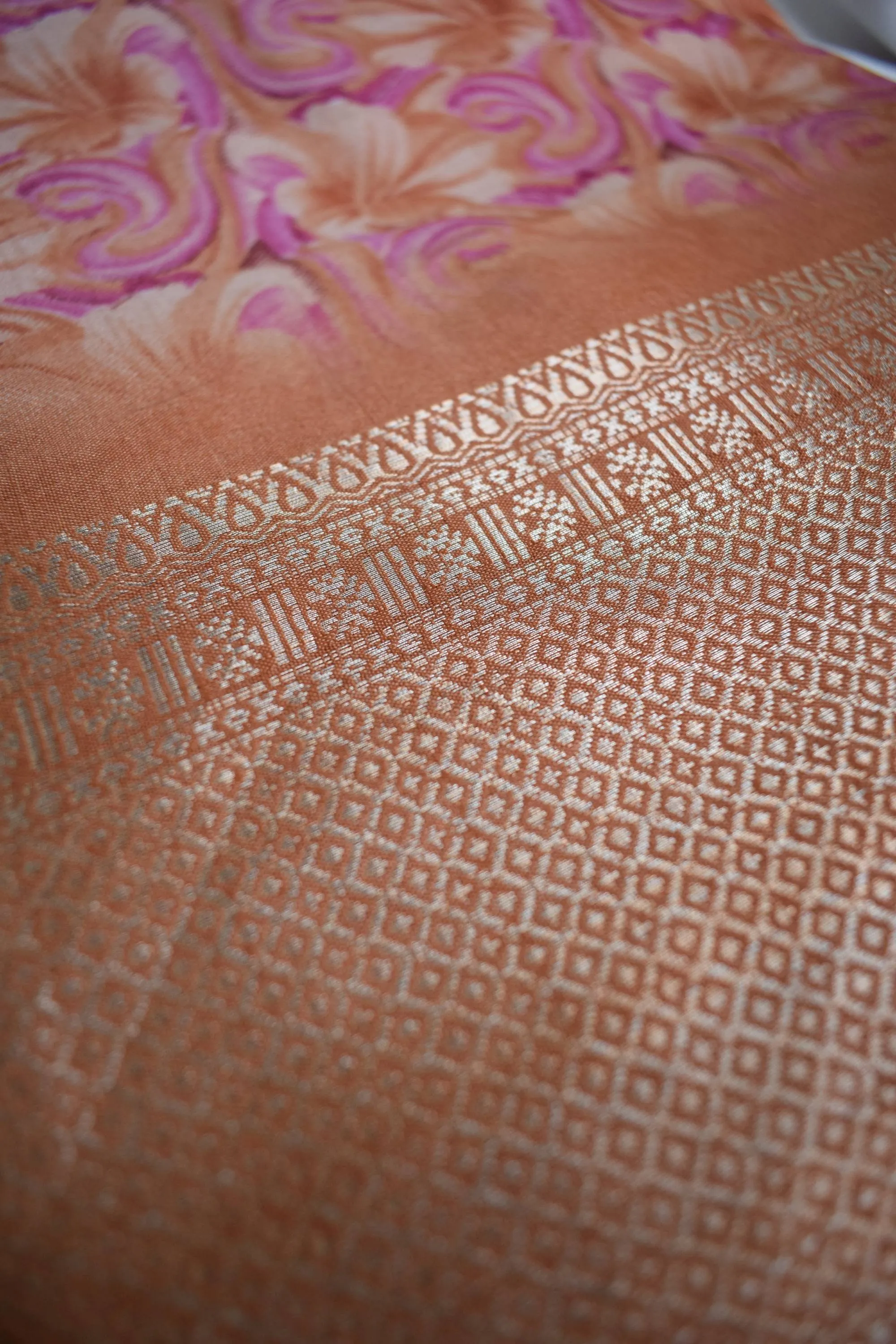 Floral Cotton Silk Saree