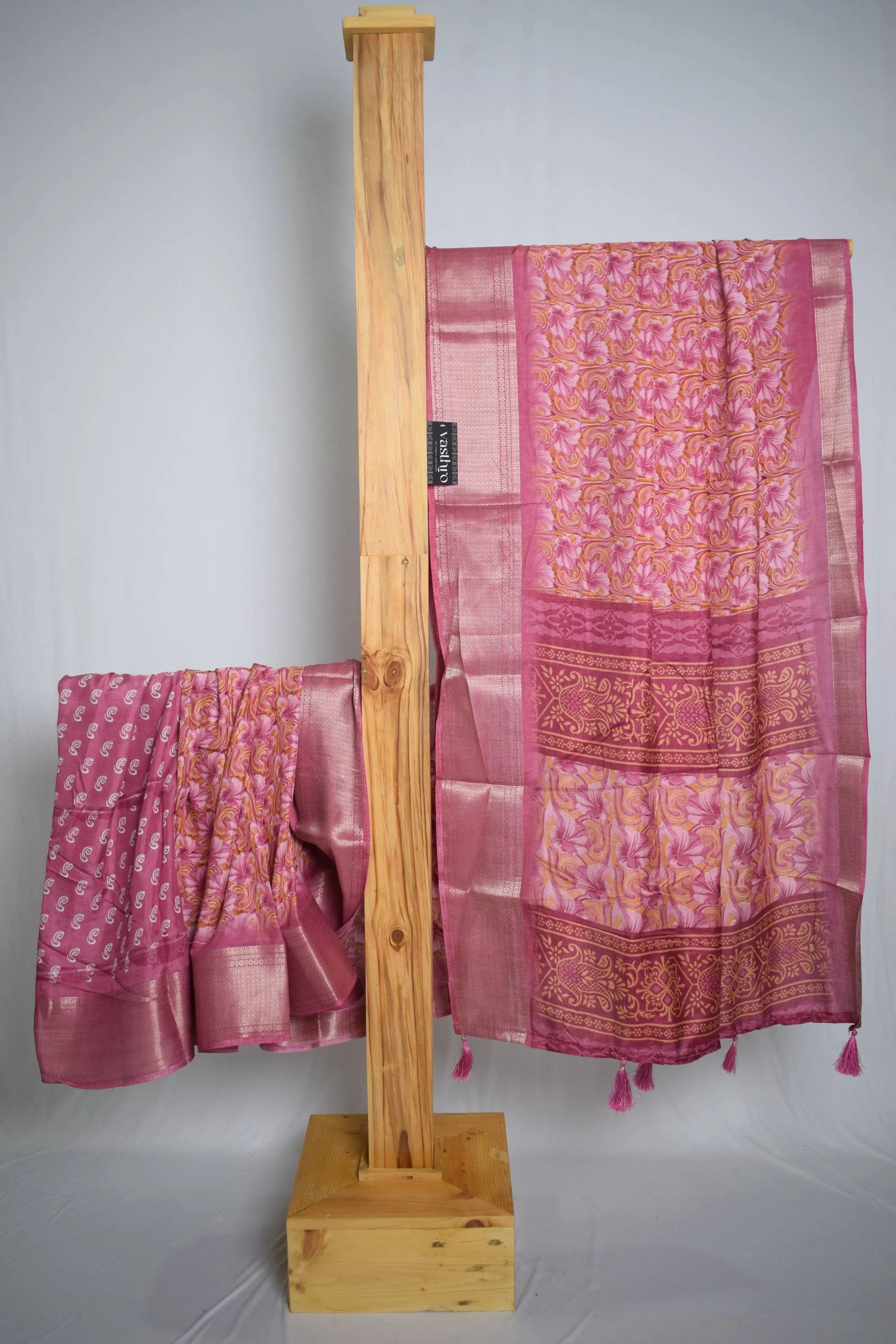 Floral Cotton Silk Saree