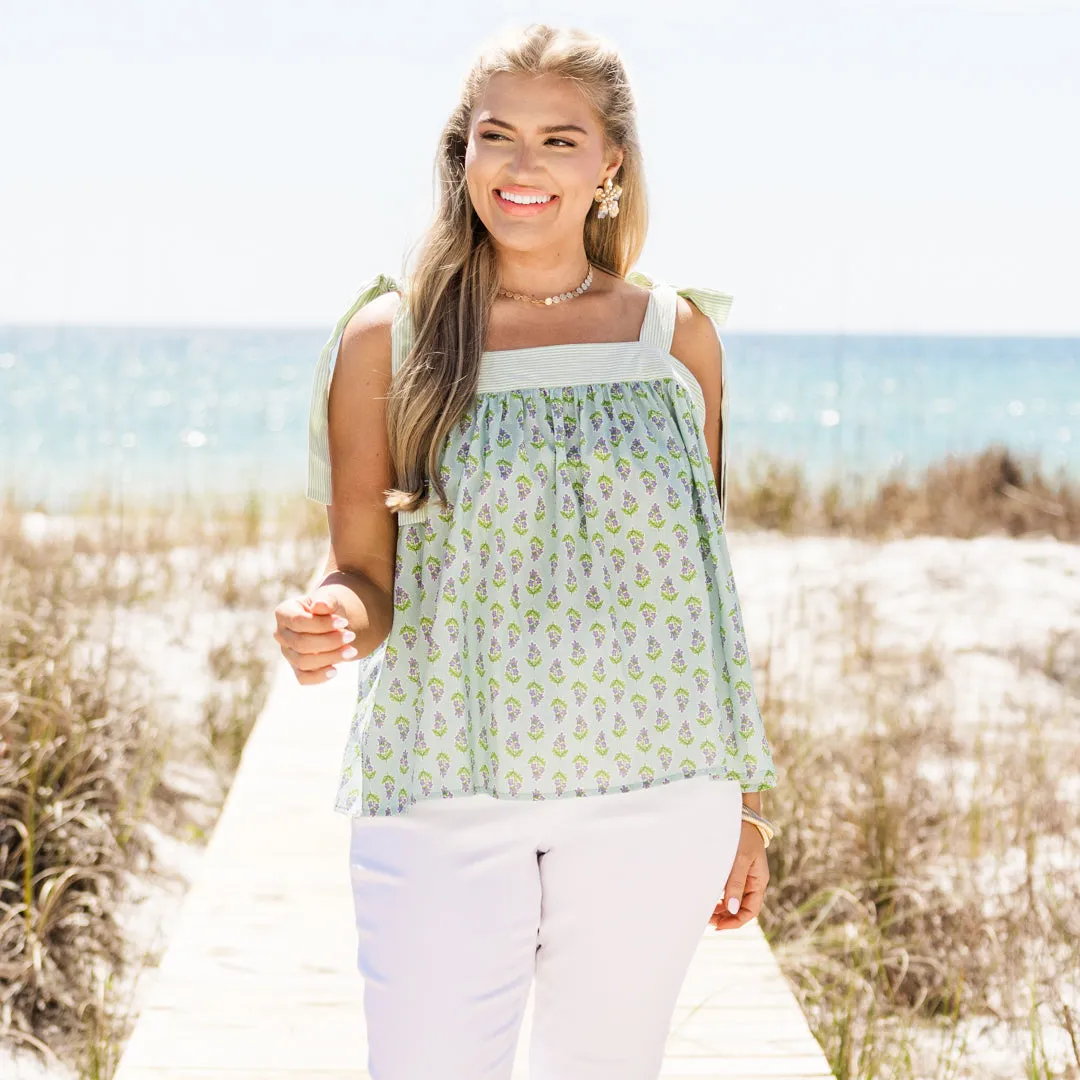 Flutter Daydreaming Tank, Green