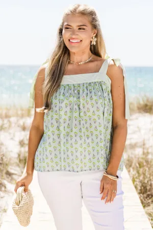Flutter Daydreaming Tank, Green