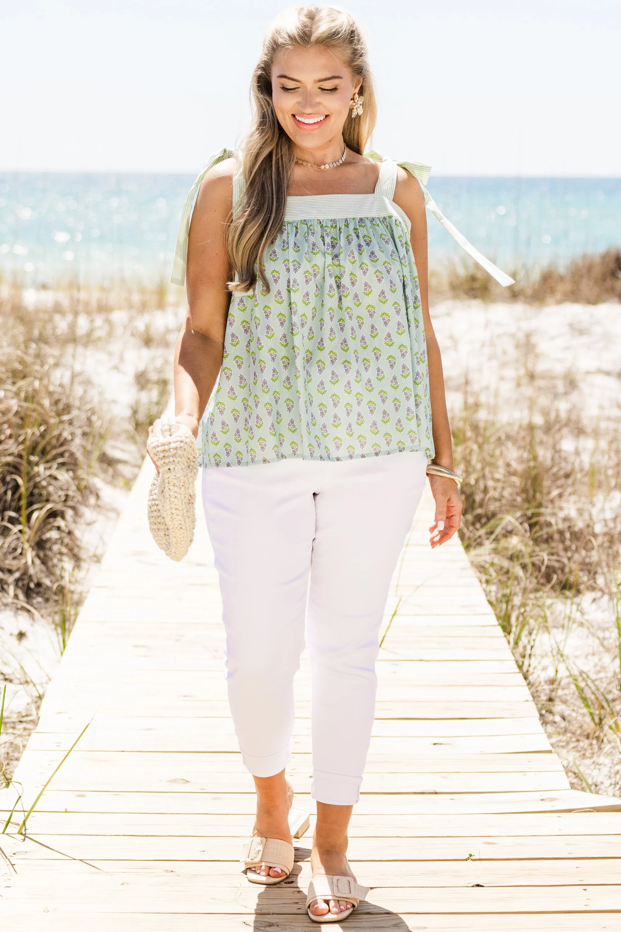 Flutter Daydreaming Tank, Green