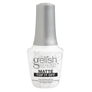 Gelish Soak Off Gel Polish Matte Top It Off Sealer Gel
