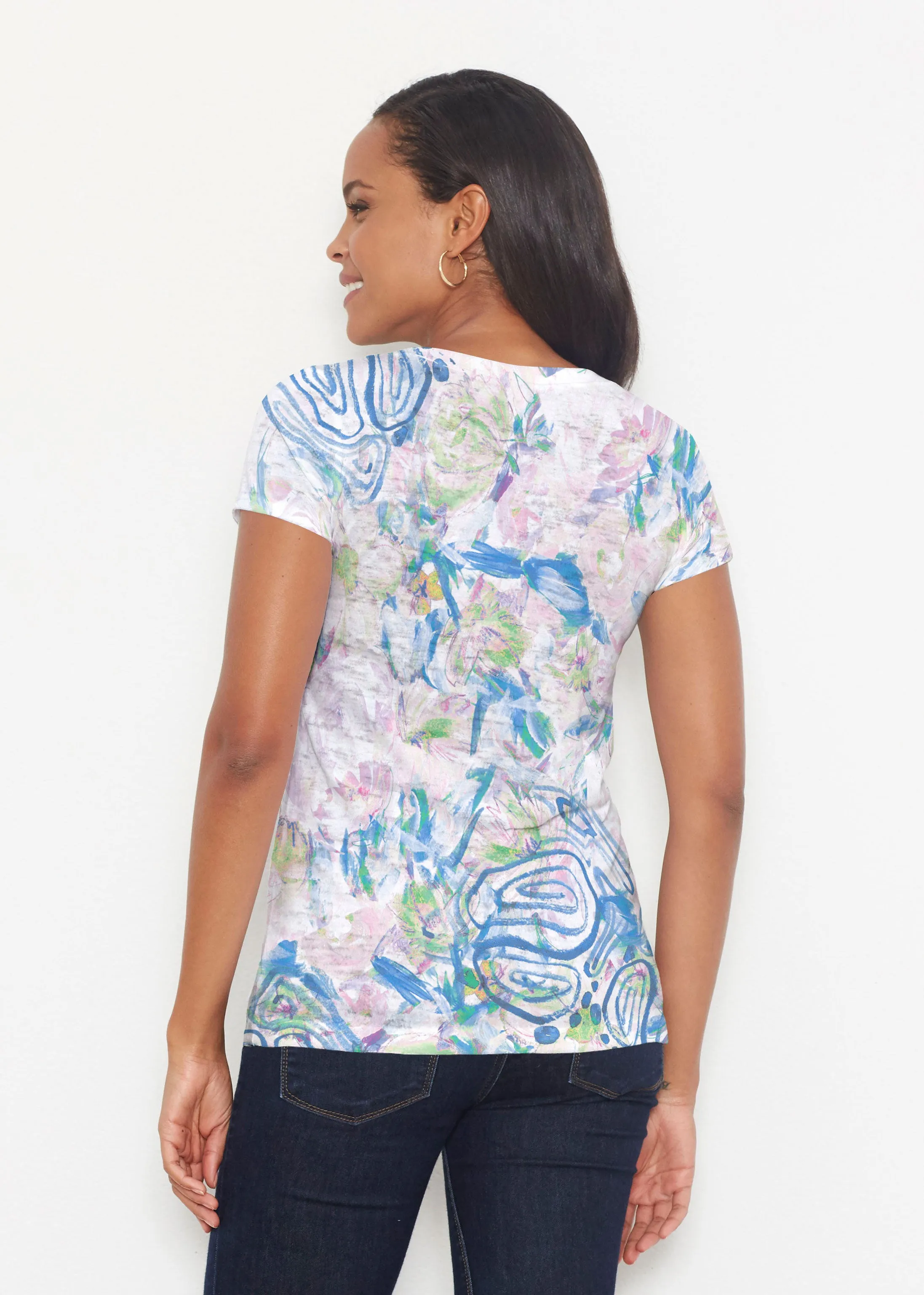 GiGi (17251) ~ Short Sleeve Scoop Shirt