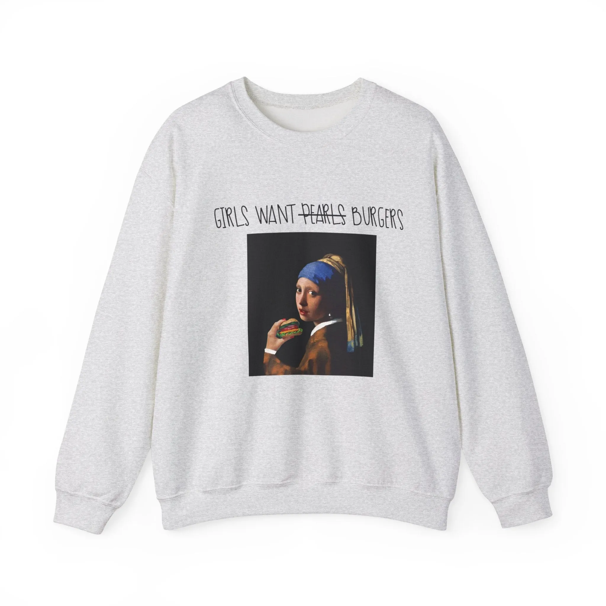 Girl with the Burger Sweatshirt