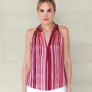 go perfectly plaited cutaway print