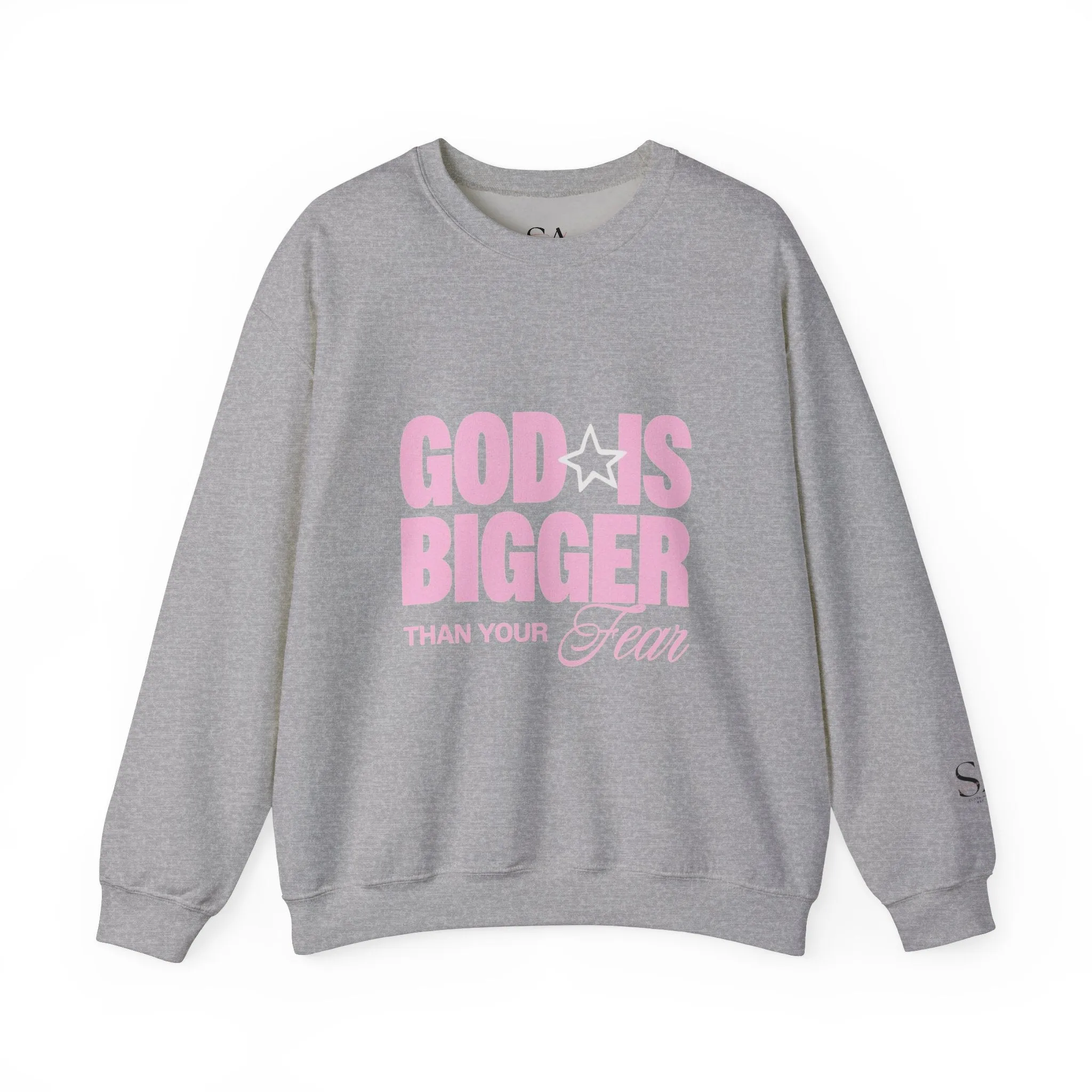 God Is Bigger Than Your Fear Unisex Crewneck