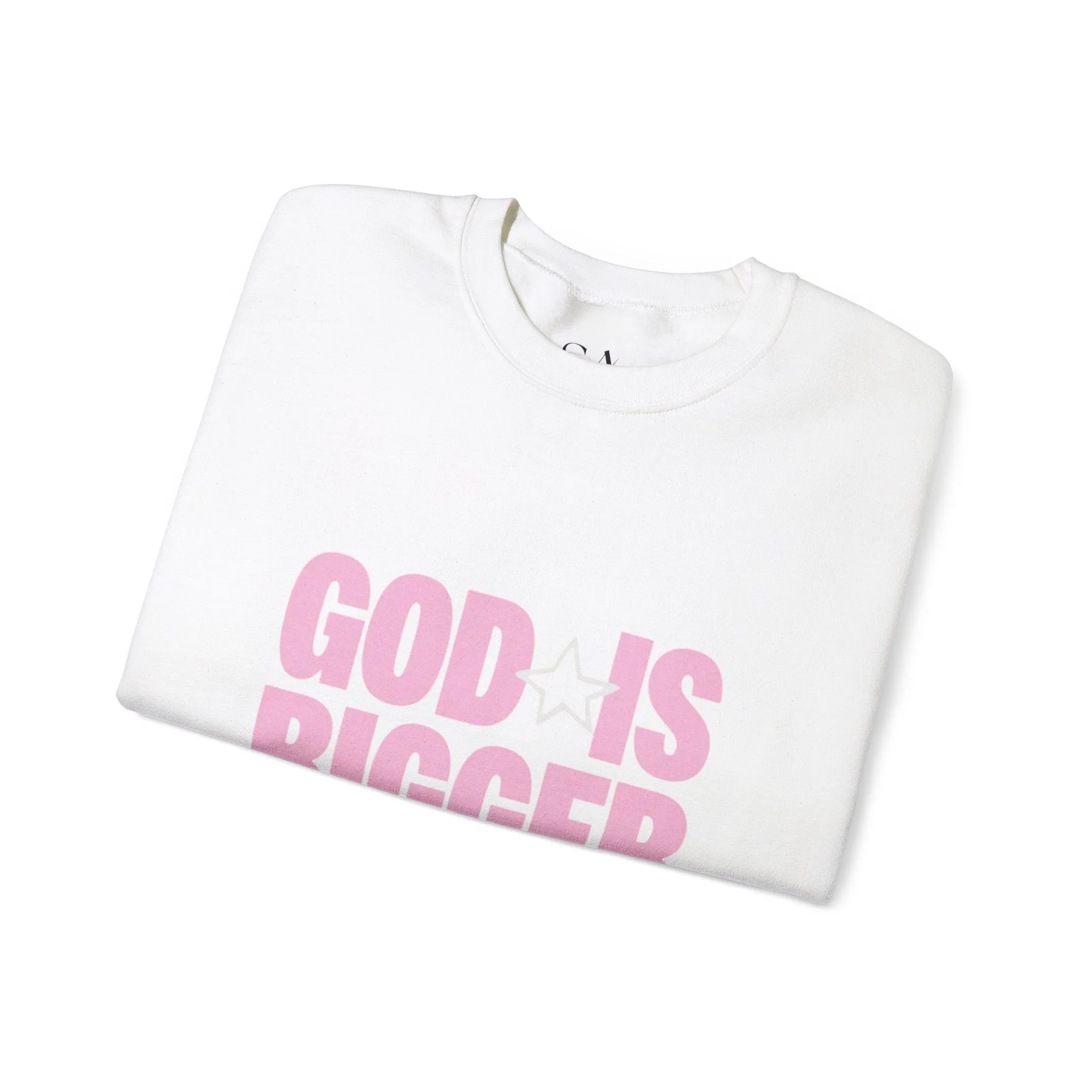 God Is Bigger Than Your Fear Unisex Crewneck