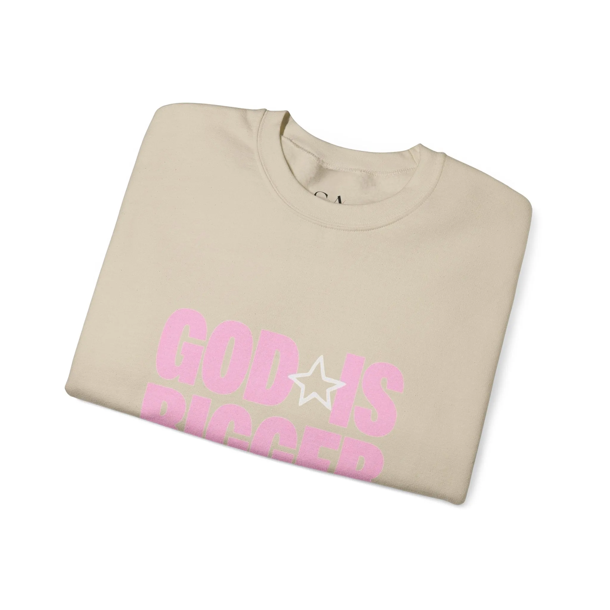 God Is Bigger Than Your Fear Unisex Crewneck