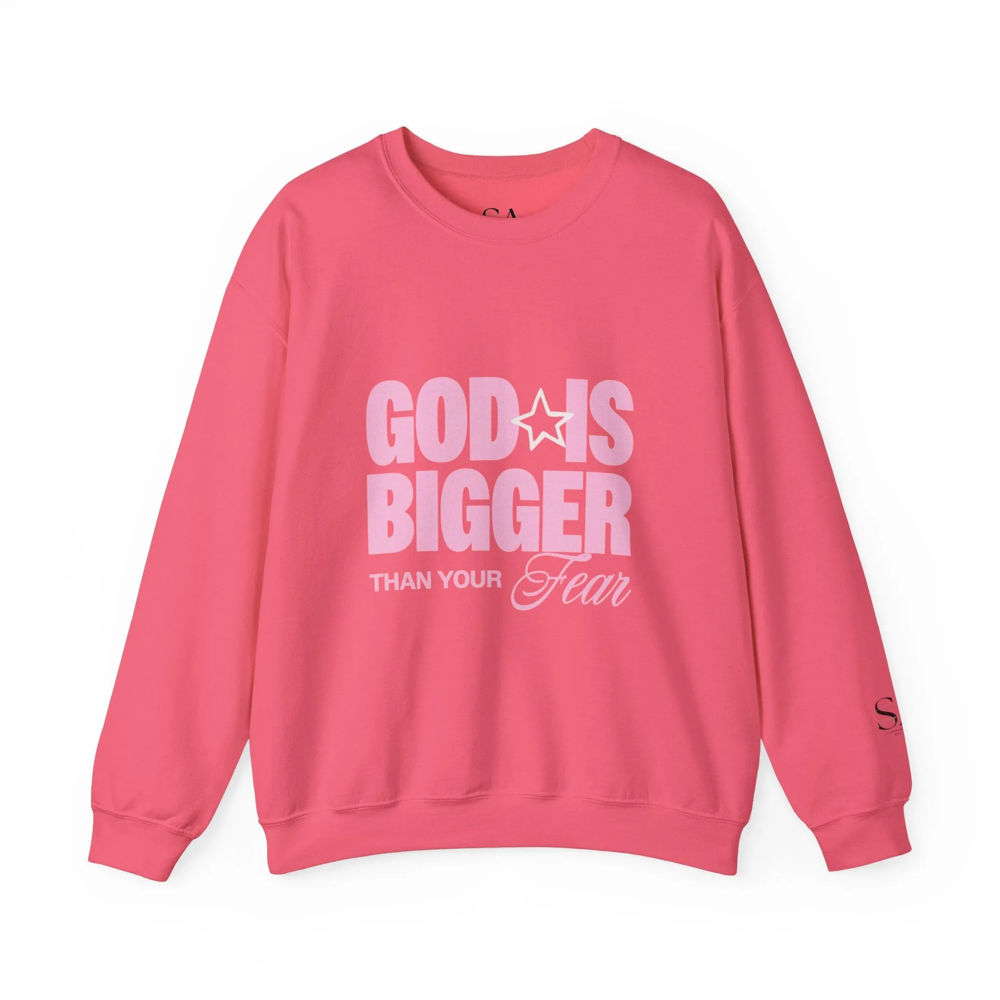 God Is Bigger Than Your Fear Unisex Crewneck
