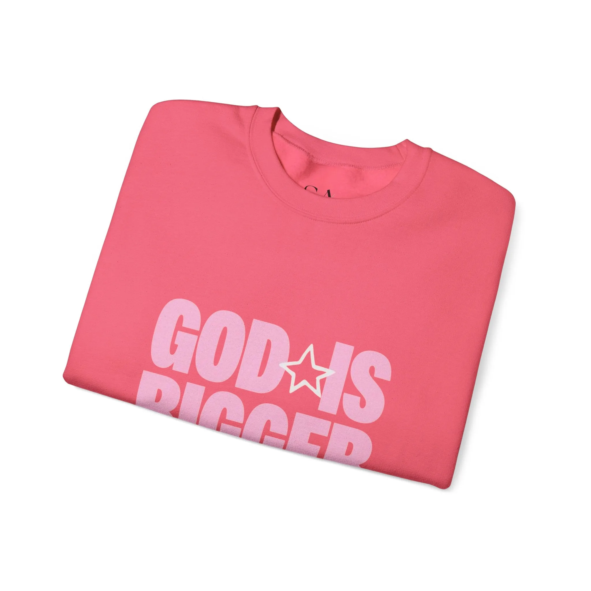 God Is Bigger Than Your Fear Unisex Crewneck