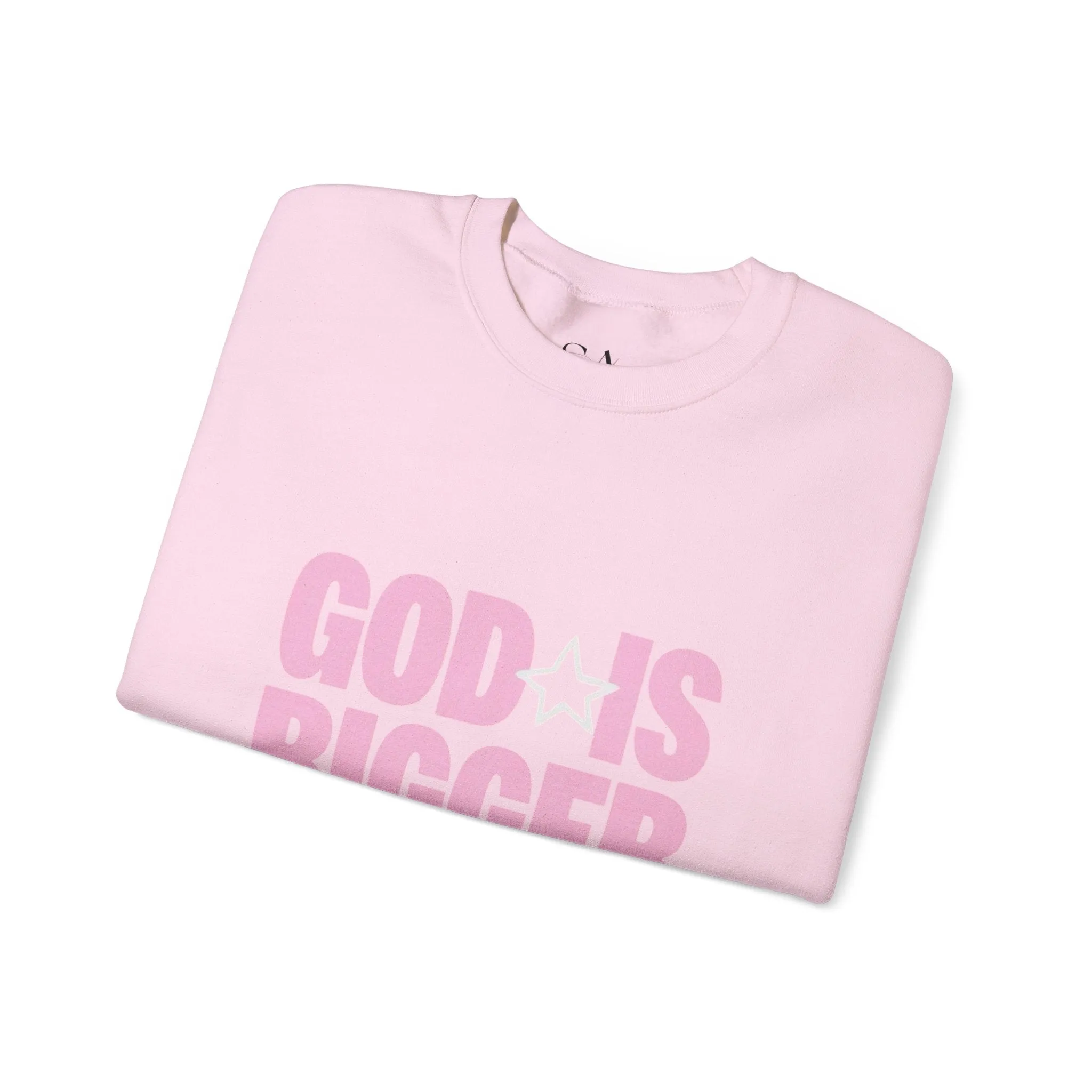 God Is Bigger Than Your Fear Unisex Crewneck
