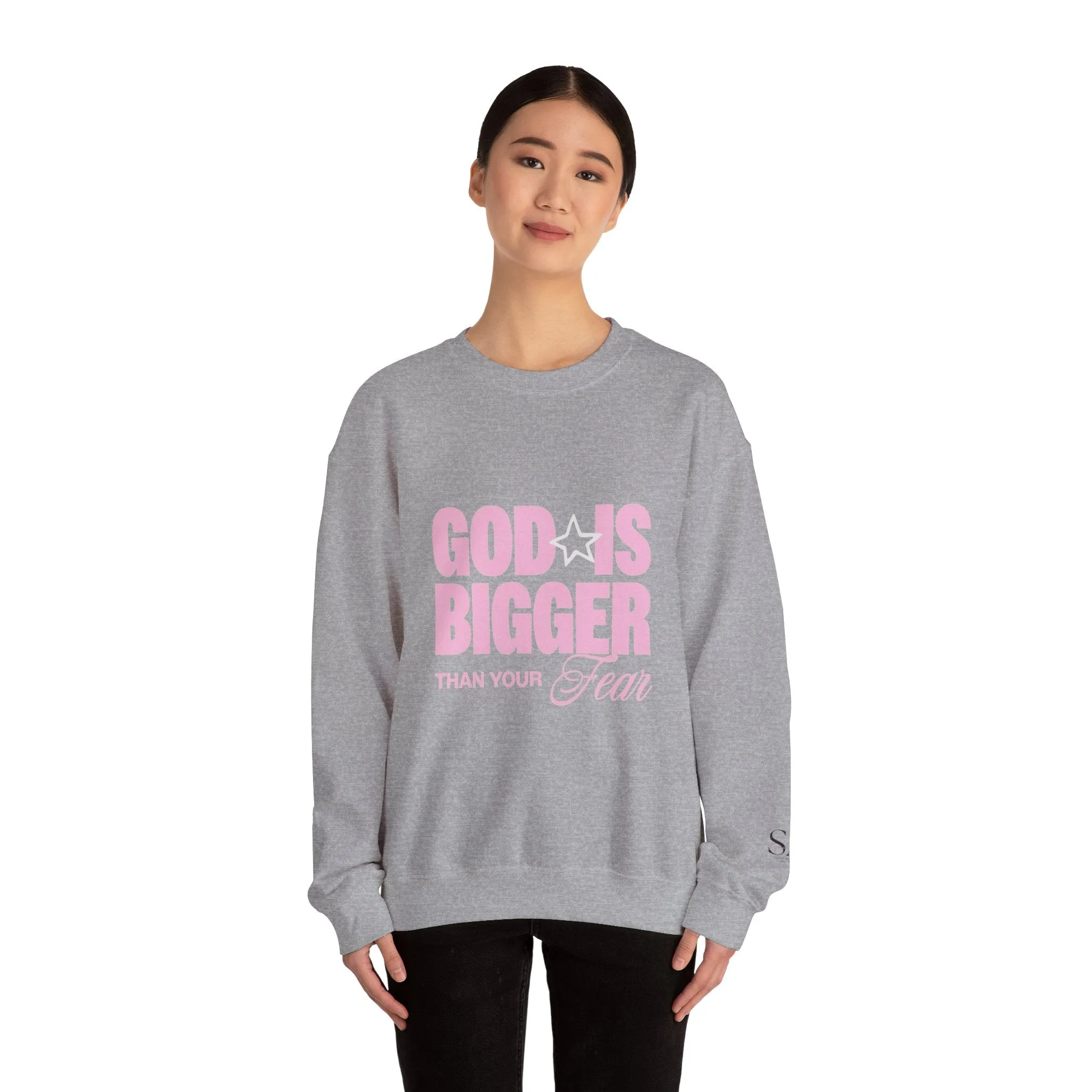 God Is Bigger Than Your Fear Unisex Crewneck