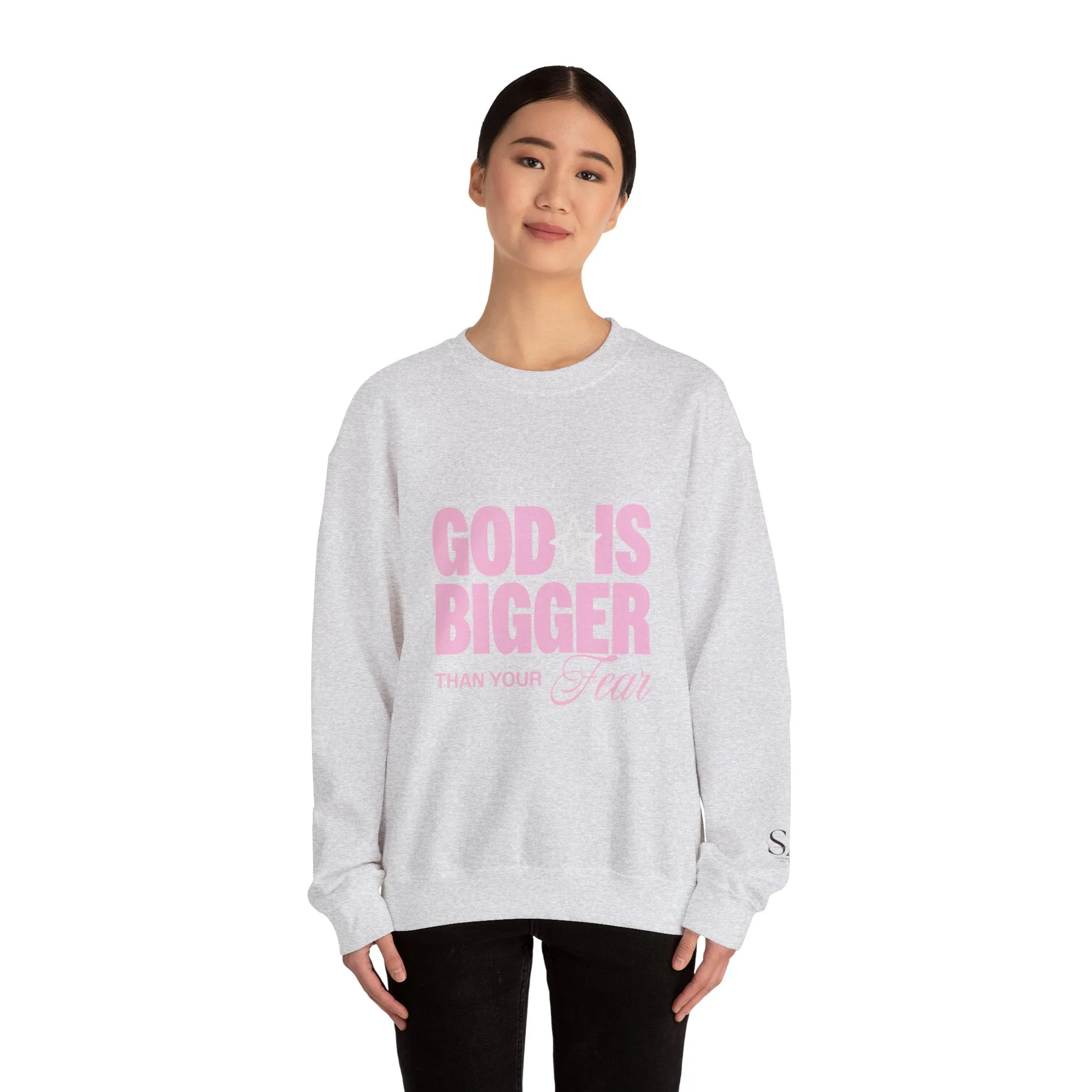 God Is Bigger Than Your Fear Unisex Crewneck