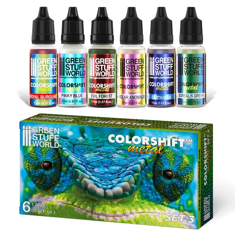 GSW Colorshift Chameleon Acrylic Paint Set #3 x6