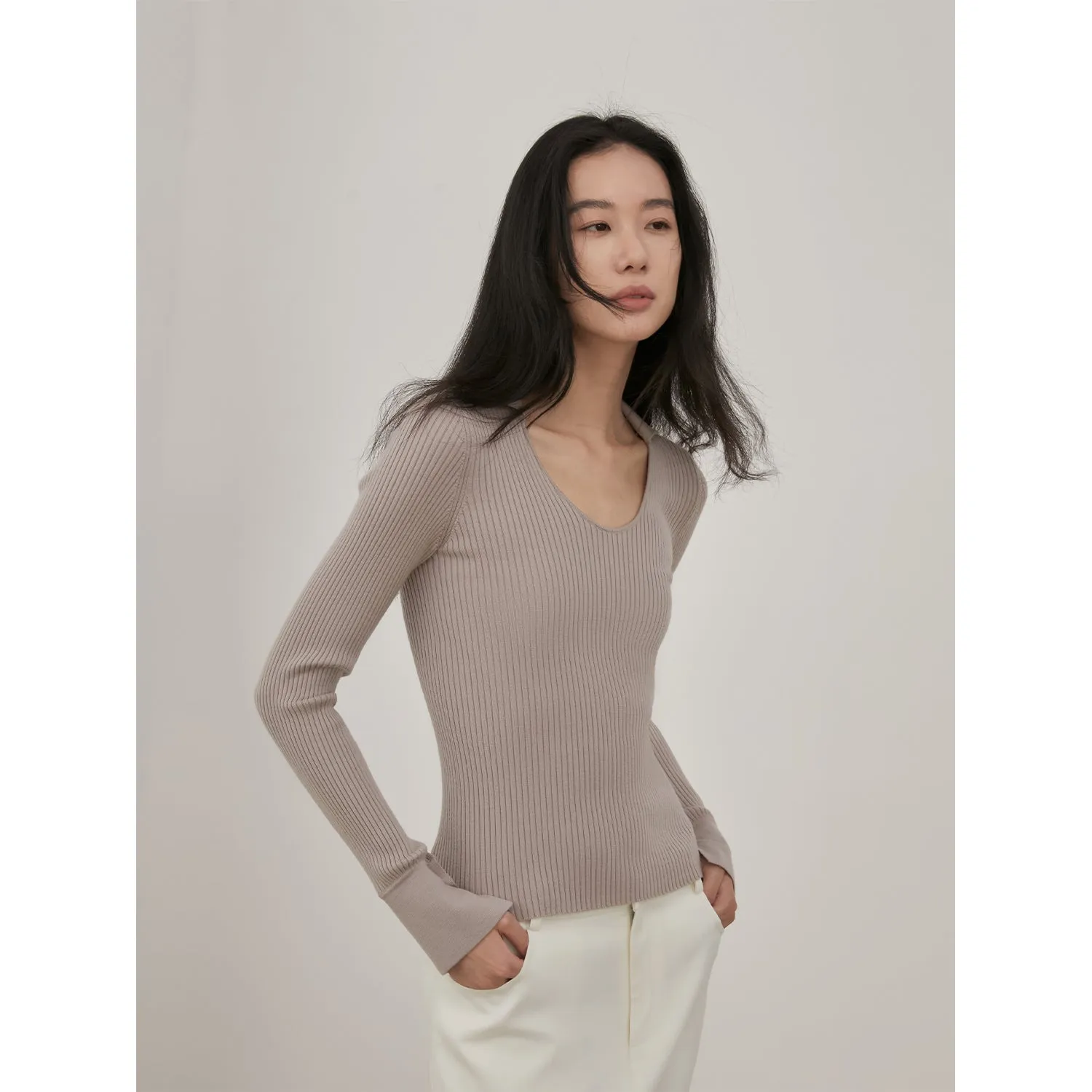 Half Sky Sea Smoke Sweater