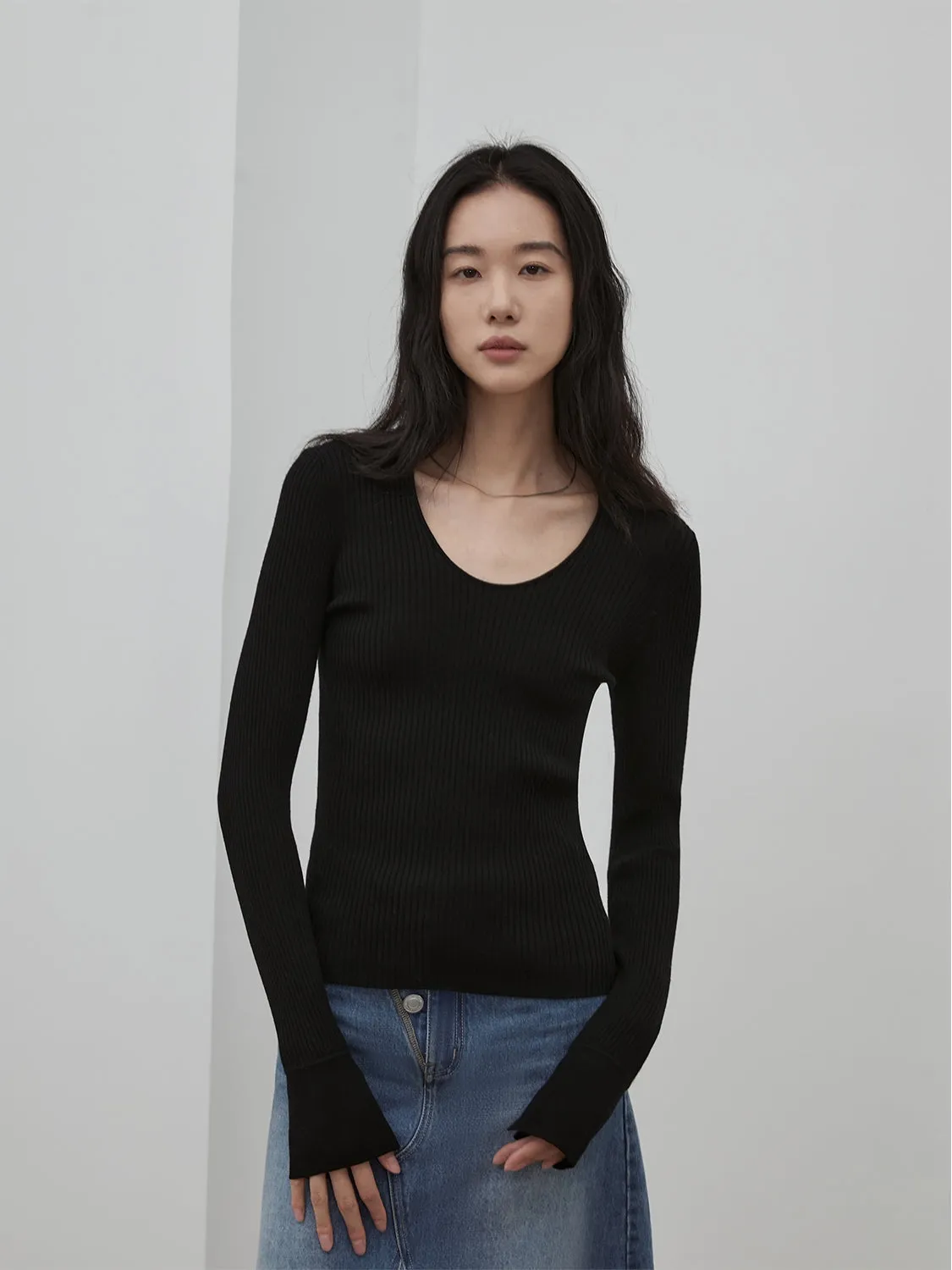 Half Sky Sea Smoke Sweater