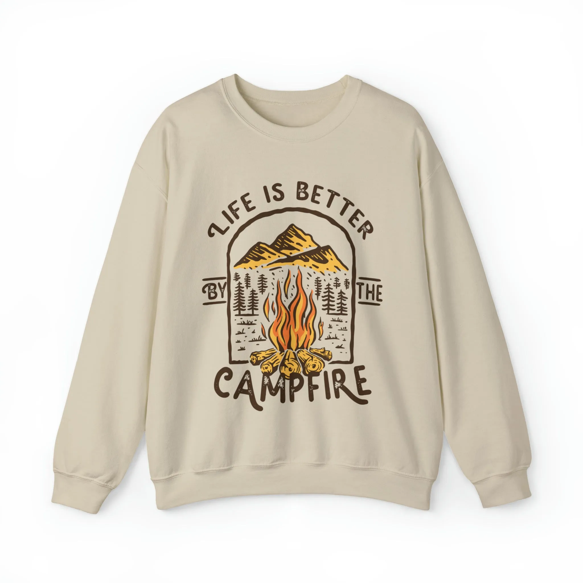 Hazel Blues® |  Campfire Graphic Sweatshirt