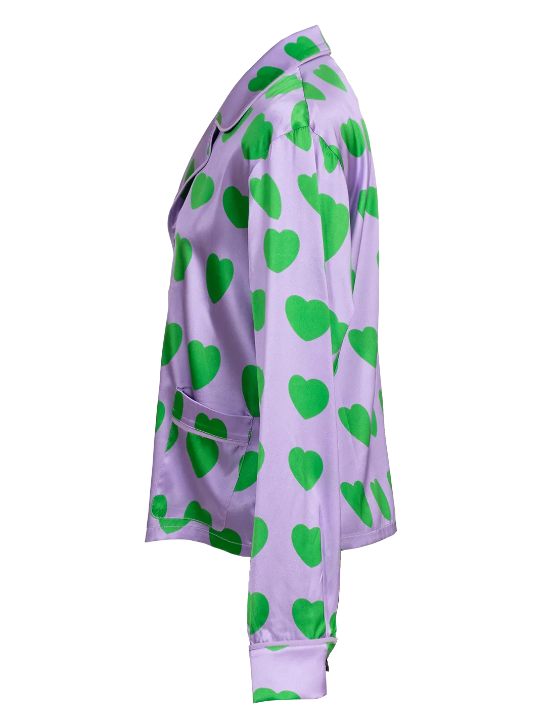Hearts Pyjama Top