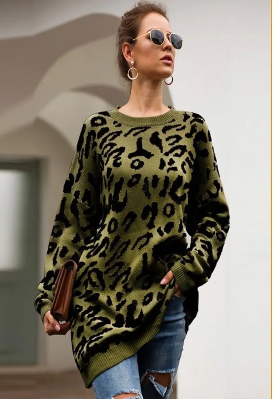 Her in Green Leopard
