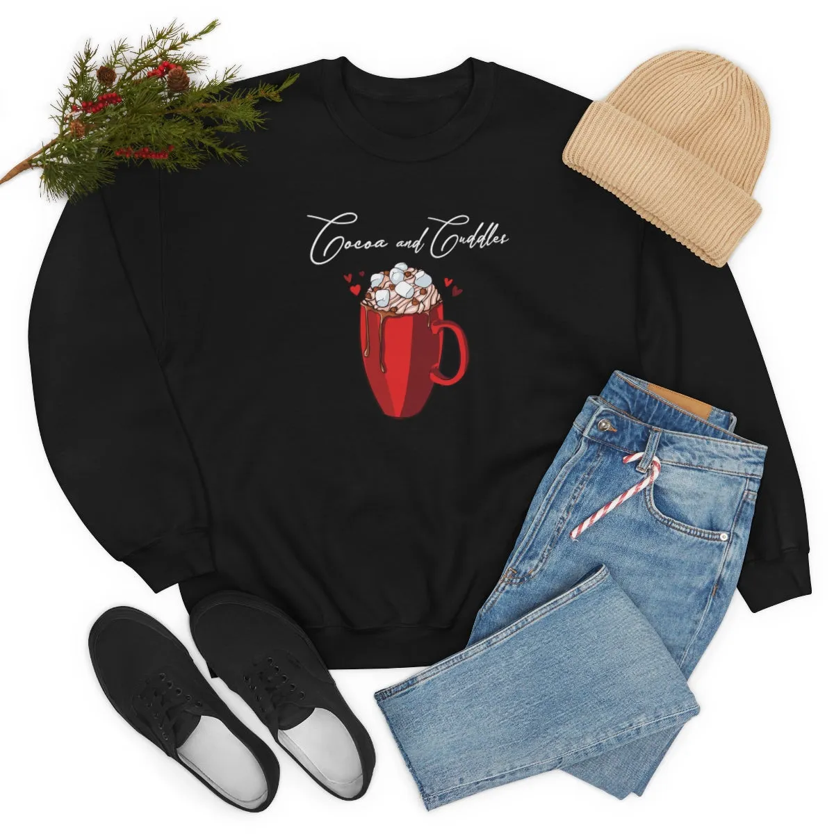 Hot Chocolate Weather | Crewneck Sweatshirt | Christmas Gifts