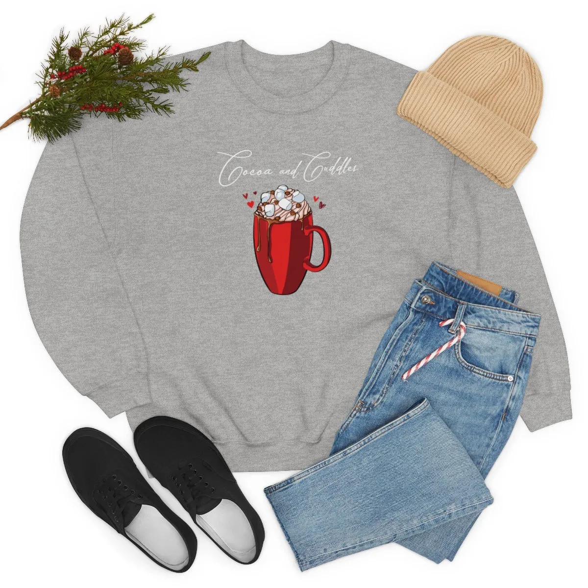 Hot Chocolate Weather | Crewneck Sweatshirt | Christmas Gifts