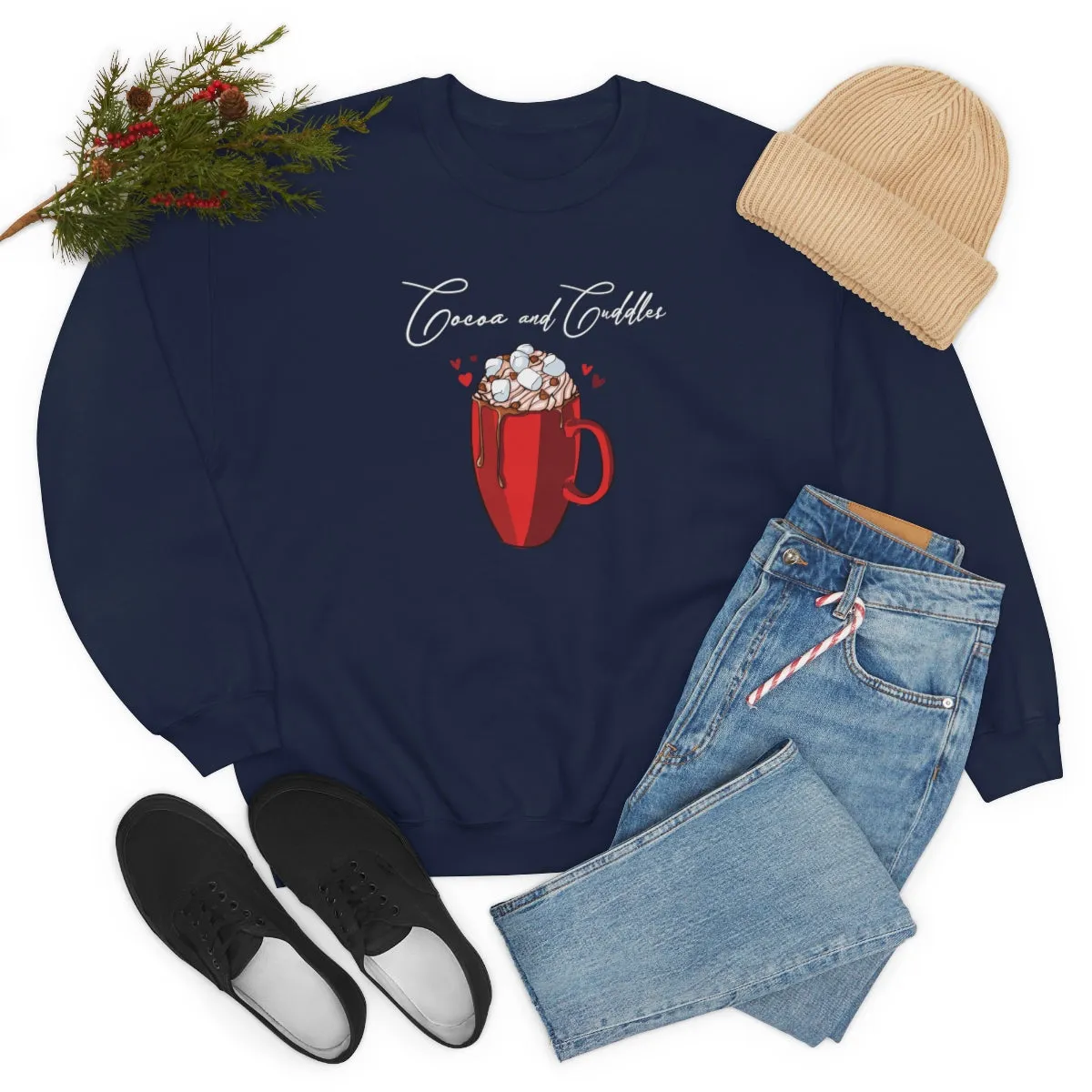 Hot Chocolate Weather | Crewneck Sweatshirt | Christmas Gifts