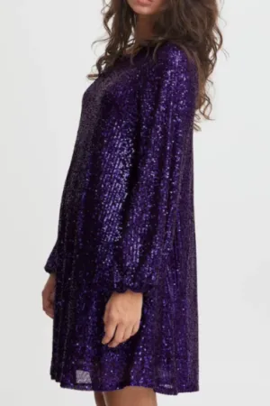 Ichi - Ihfauci Dress | Violet Indigo